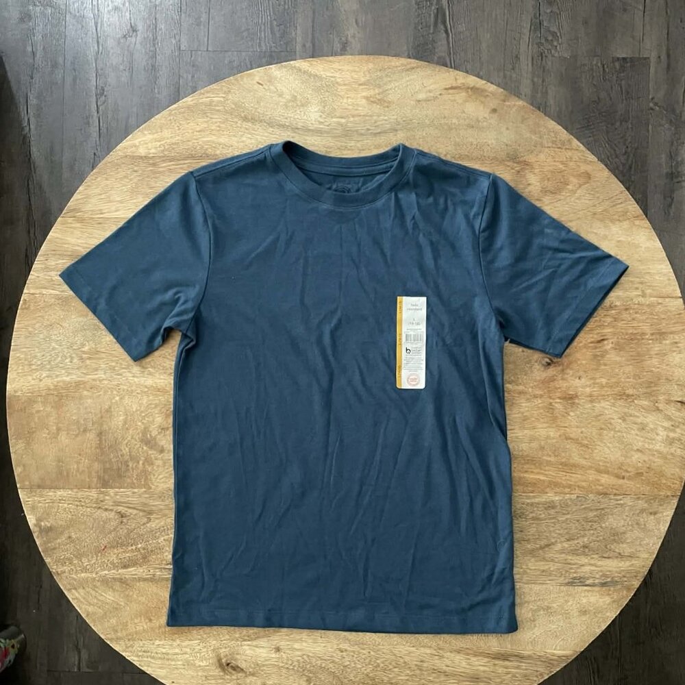 NEW 10-12 Boys Teal Tough Tee